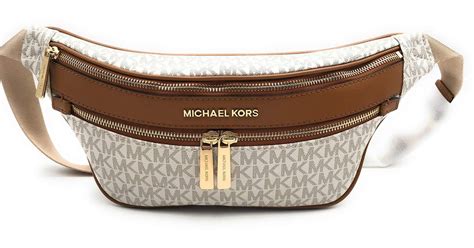 Michael Kors Kenly Medium Crossbody Waist Pack Brown 